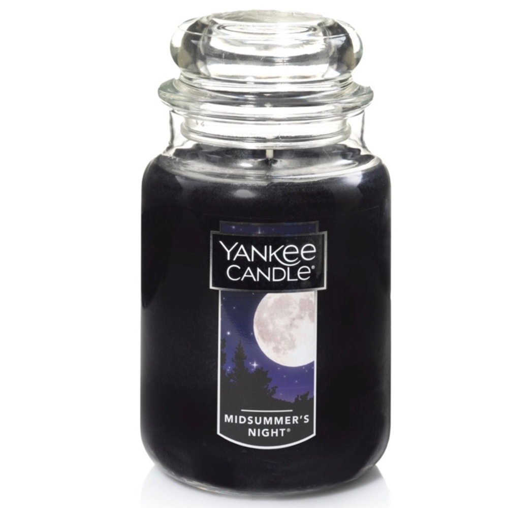 Large yankee candle midsummers night